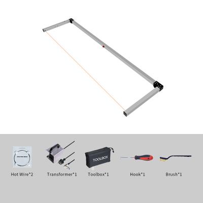 Aluminum Alloy Bow Type Heated Wire Foam Cutter 200W
