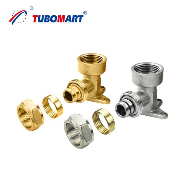 PEX Al Pex Compression Fittings Adapter Connection Fittings Pipe Connectors For Underfloor Heating GAS Manifolds Hotels