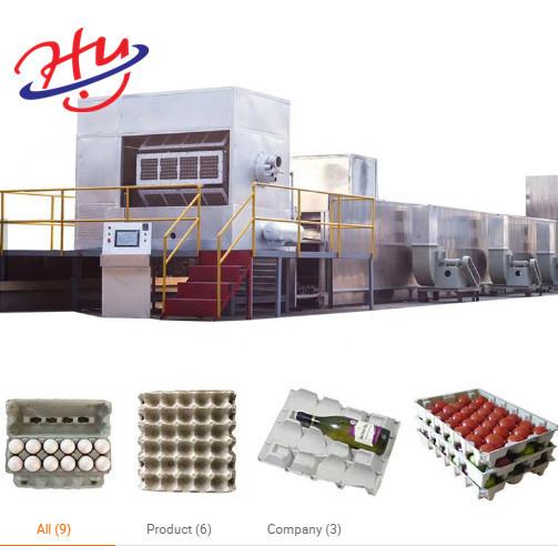 High Output Egg Tray Production Line Multi-Layer Metal Drying System