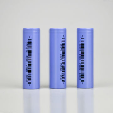 Purple Horn Rechargeable Flashlight Battery 3.2V 18650 3200 Mah Lithium Ion Battery
