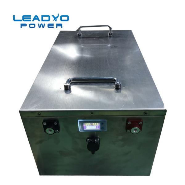 Батареи цикла Lifepo4 батареи 12v 100Ah RV умного иона лития дисплея LCD морские глубокие с состоянием батареи монитора