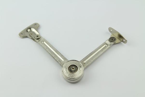 Antiwear Practical Heavy Duty Lid Hinges Stay Multipurpose Silver Color