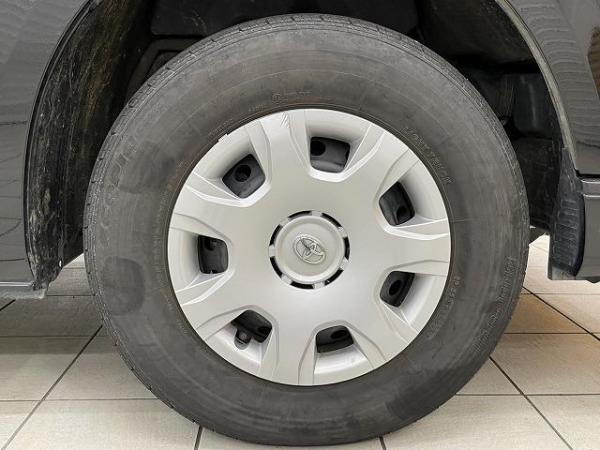 Toyota Hiace Van With Super GL Original Front Bumper, Original 16-Inch Oxidized Aluminum Wheels, Original Mudguards, Original LED Tail Lights, Original Seat Covers, Original BET Kit, Alpine 11inch Equ