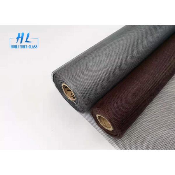 Fire Resistant 18*16 Mesh Fiberglass Mosquito Mesh Hook Closure in White UV Resistant 3.0m Wide