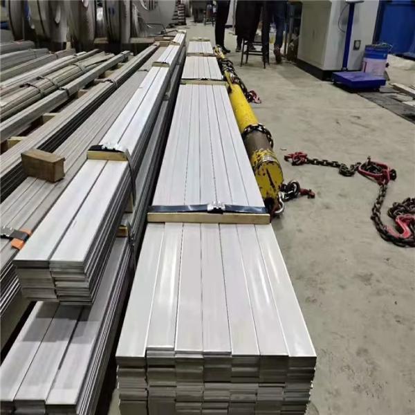 JIS 304 316L 8m 16m Length Stainless Steel Flat Bar Steel Square Bar Bright Finish For Construction