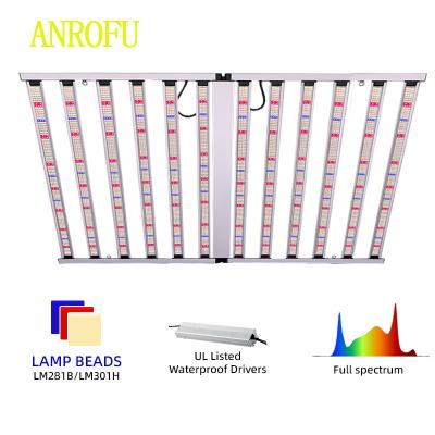 1200W LED dobrável luz de crescimento A solução de iluminação definitiva para plantas de interior