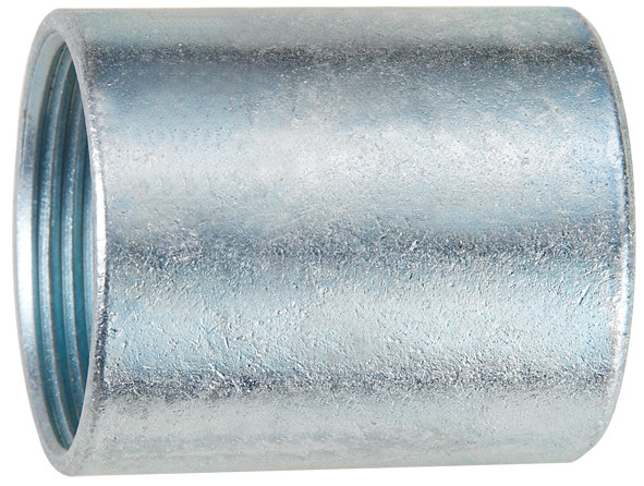 NPT Rigid Threaded Coupling , White Galvanized Threaded Conduit Fittings