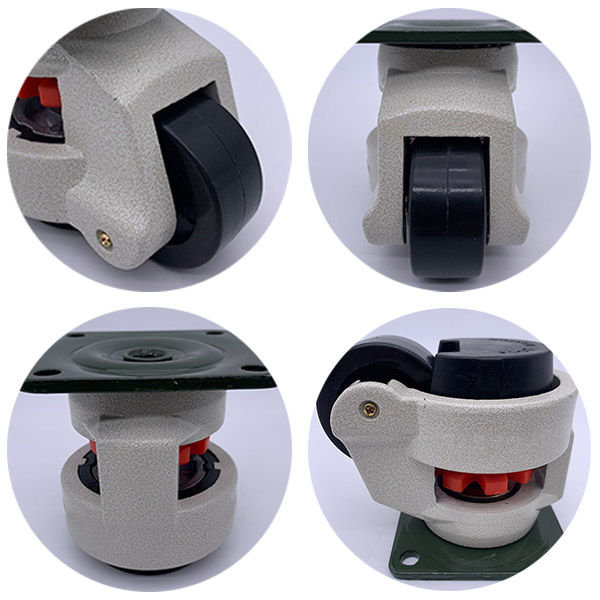 Retractable колеса рицинуса рихтовального станка для промышленного оборудования GD-80F