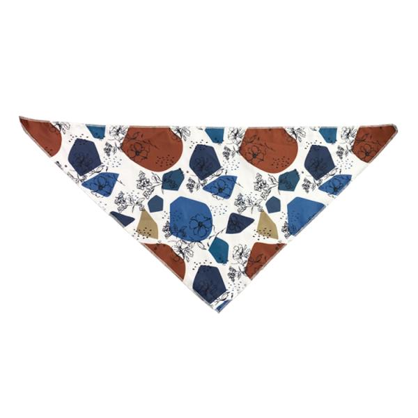 Стиль цветка персонализировал воротник Bandana любимца ткани Tc Bandana любимца