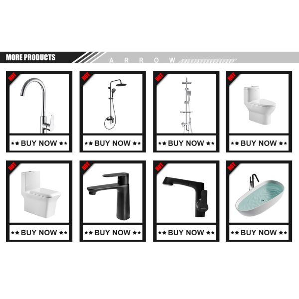 Arrow Brand Modern Smart Toilet with Ceramic Material Concealed Tank and Automatic Operation