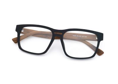 56-16-148 Vintage Rectangle Wood Grain Glasses Colorful 8189
