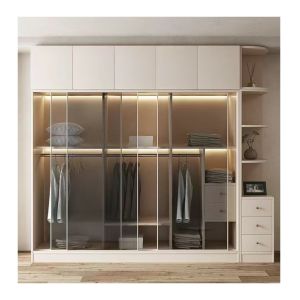 Office Building Free Standing Sliding Door Wardrobes Sliding Closet Doors For