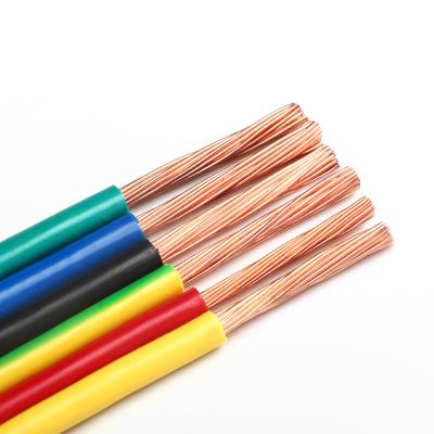 Customized Color 1.5mm PVC Insulated Flexible Wire H07V-U For Building