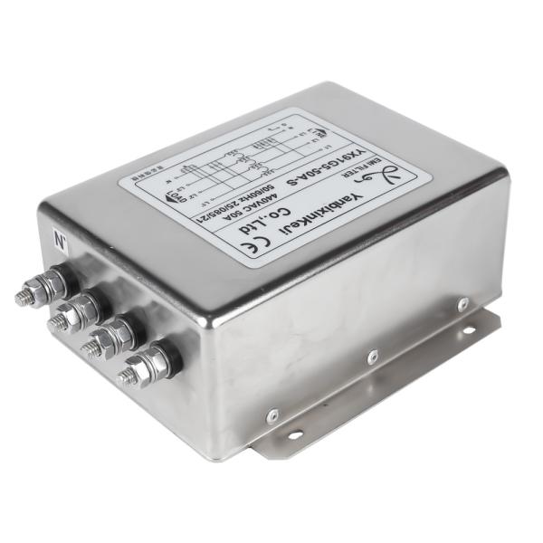 YX91G5 Трехфазный фильтр 380V Пассивный фильтр электромагнитных помех, подходящий для промышленной автоматизации