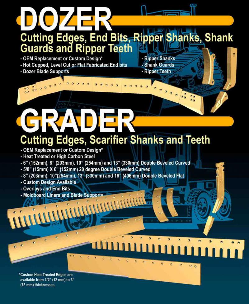 Compatible CATERPILLAR 1440N/mm2 Grader Blades for CAT416 416B 416C 420D 426 428 436