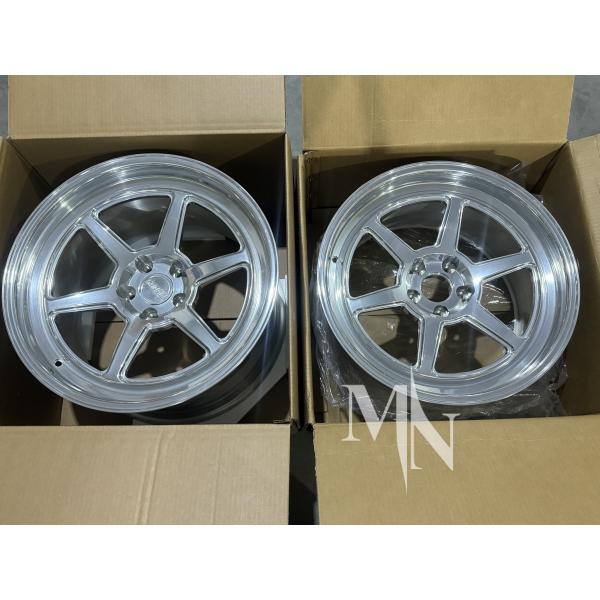 5x114.3 Forge Auto Wheels For Nissan 350Z 370Z Polished Silver Finish