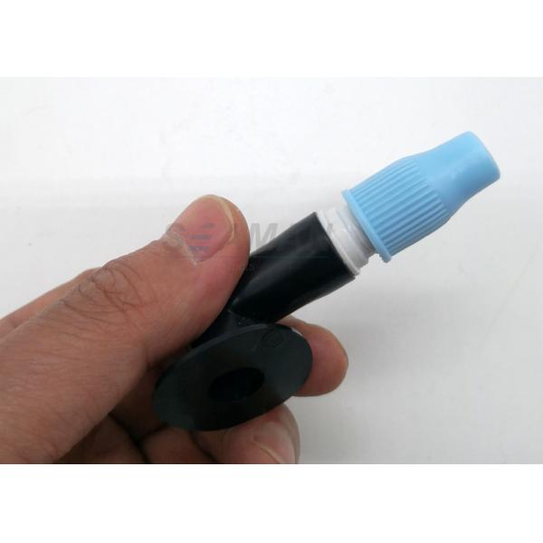 PVC / TPU Air Blow Mouth Oral Tube With Swivel Valve For Swim Safety Buoy Bag
