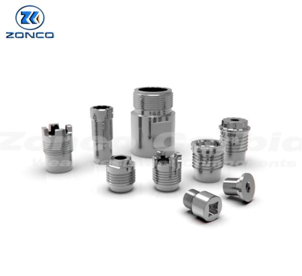 Anti Corrosion Cemented Carbide Nozzle For Petroleum Industry Machine