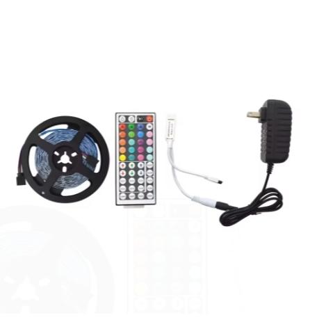 Tiras de Luces LED Flexibles Regulables de Alto Brillo RGB/Un Solo Color para Decoración de Fiestas en Casa