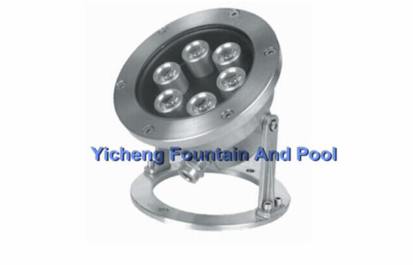 Casting SS304 DMX512 LED Underwater Fountain Lights , DC 24V 2700k - 6500k LED Lights