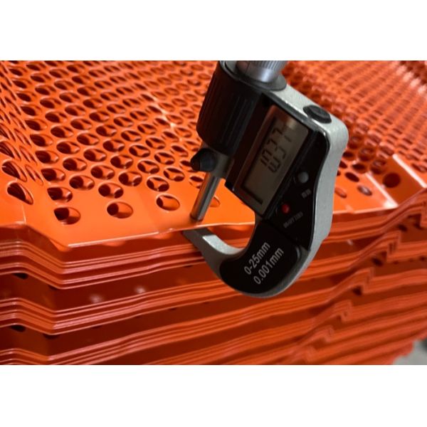 10mm Hole size Orange Color RAL2017 Safety Screen for coal mine