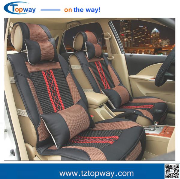 microfiber pu leather crochet hook knit Car Seat Cover 2015-2016 Protect Car Seat