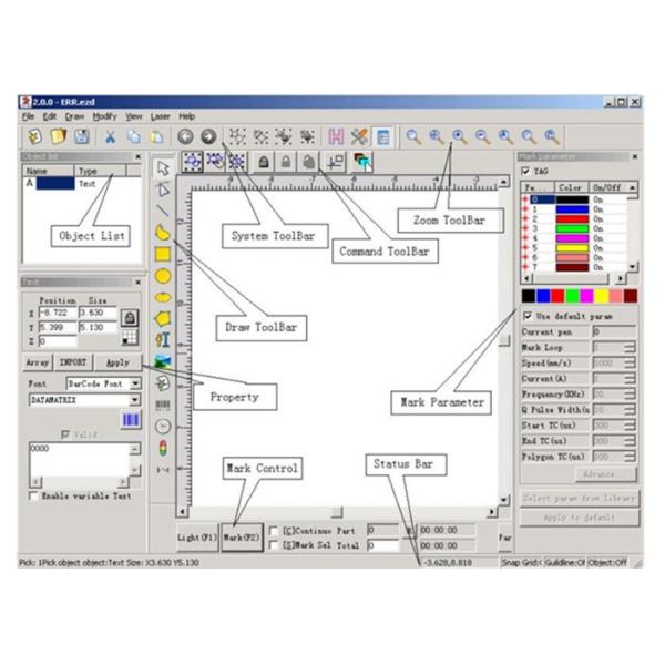 Raycus 20 W CCD Laser Cutting Machine 4 Axis Control For FPC Board