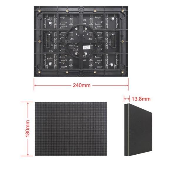 Customized Size 3mm Led Screen / Led Electronic Display Screen Vivid Image