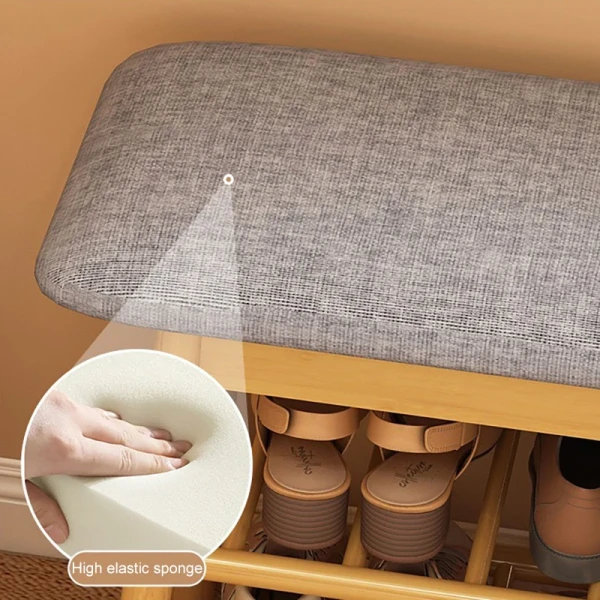 Shoe Rack Entryway Simple Organizer with 2 Tier Storage Good Load Bearing for Hallway Living Room