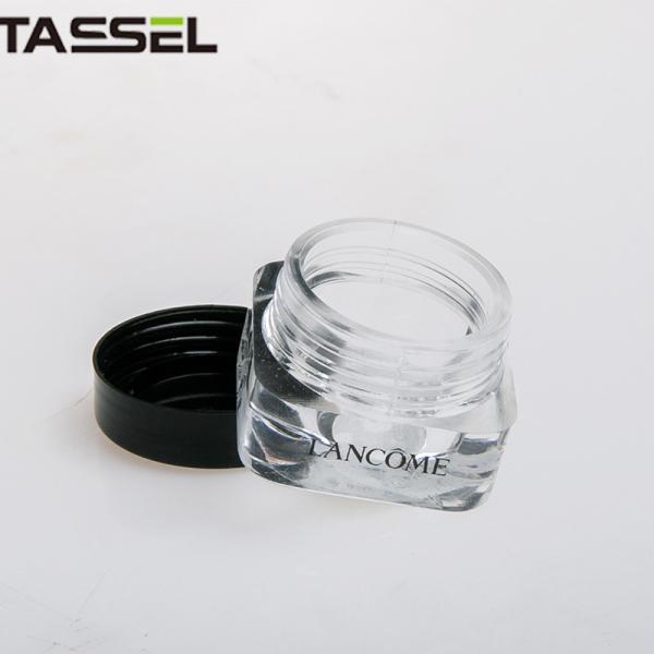 PMMA 5g Plastic Cosmetic Jars Plastic Makeup Jars Screw Sealing Type