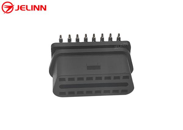 16 Pin J1962 OBD2 OBDII Female Connector with Right Angle 90 Degree Pins