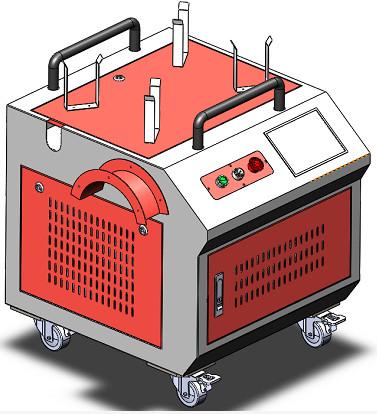 High Speed Laser Cleaning Machine For Paint Removal / Laser Rust Removal Machine