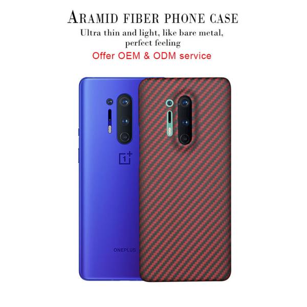 Caja anti-incrustante eficaz del teléfono de la fibra de Aramid para una más 8 favorables