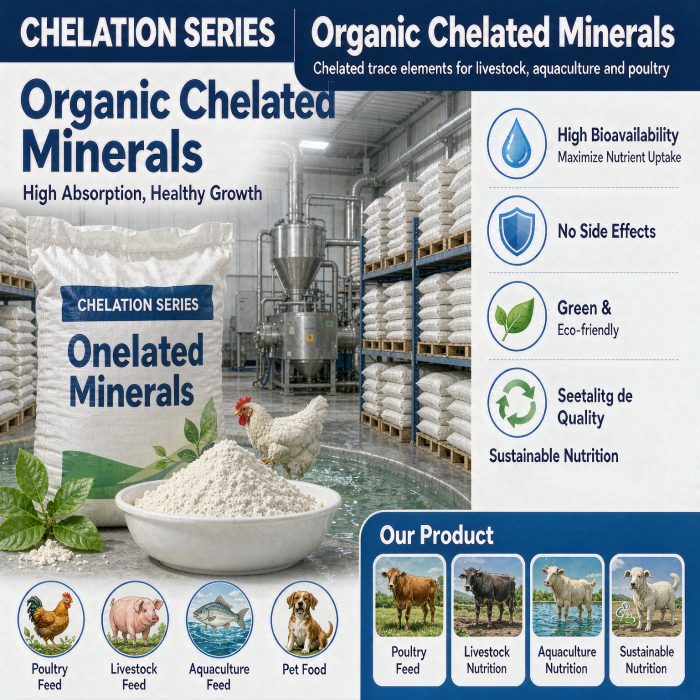 High-Bioavailability Organic Chelated Chromium Enhancing Feed Efficiency in Poultry Pet Birds