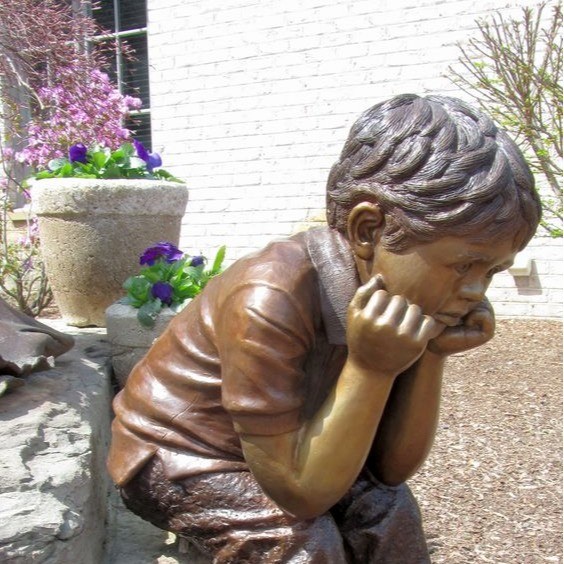 Bronzen Modern Art Park Garden Decoration Portrait Sculpture Abstract Cast Bronze Statue for Europe Regional Feature