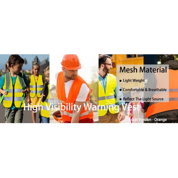 Security Motorcycle Roadside Safety Kit Working Polyster  Reflective Safety Vest