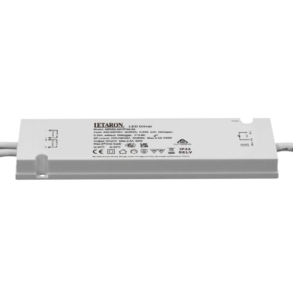 DC12/24V IP44 LED Driver Over Load Protection for Bathroom Mirror Light