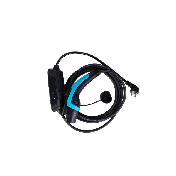 Одиночная фаза портативного EV OEM EVSE заряжателя типа 2 5 метров кабеля