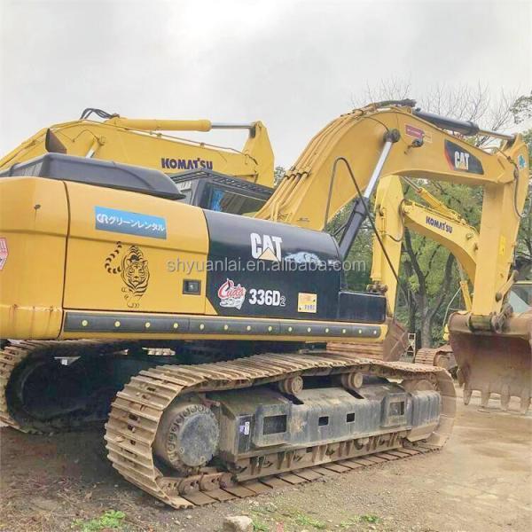 Excavateur d'occasion CAT336D2 avec une capacité de seau de 1,8 m3 et une conception en acier doux en 2019