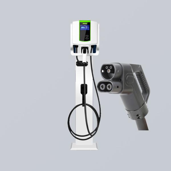 RFID 5m Cable Type 2 Wall Mounted EV Charging Station 32A 1 Phase 3 Phase 7kw 22kw