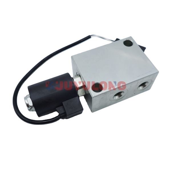 JUYULONG Excavator Quick Change Connector Hydraulic Solenoid Valve 12V & 24V Coupling Cylinder Check Valve Attachment Fittings