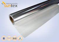 Tissu à hautes températures de fibre de verre de papier d'aluminium d'isolation pour la chaleur protégeant des applications