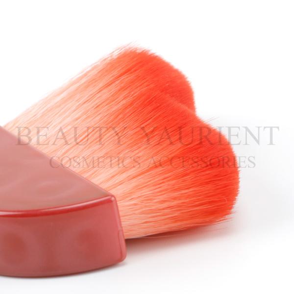 Half Moon Shaped 2tone Blush Powder Brush Mini Makeup Brush High End