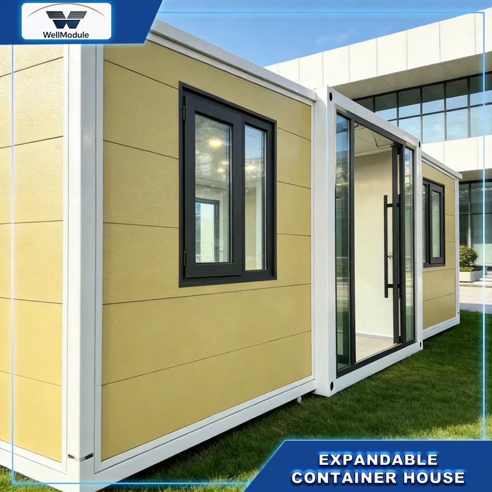 Luxury Expandable Container House with Double Wing Design