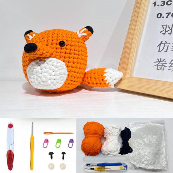 High quality  seven craft cute tep-by-step crochet kit for beginners in this video