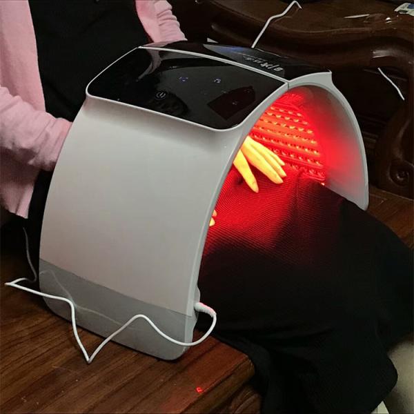Portable Facial Beauty PDT LED Light Therapy Machine ABS Material