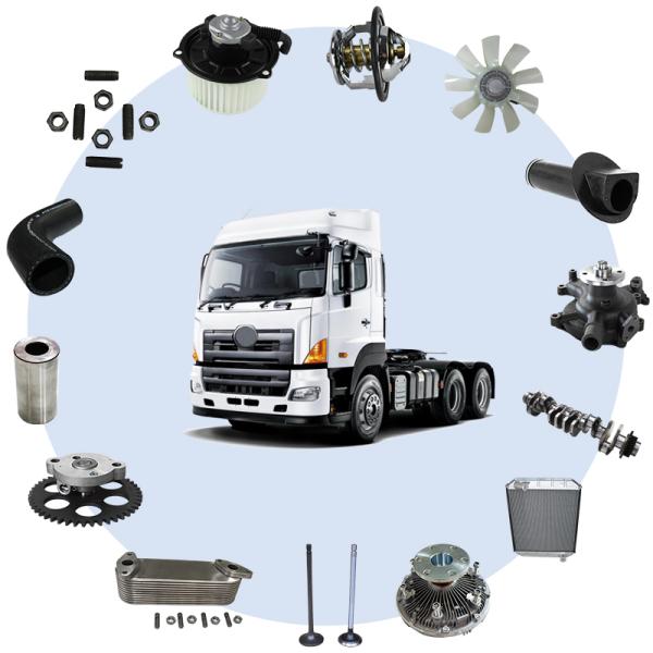 Aluminium Alloy Semi Truck Accessories , 100% Tested Hino Truck Spares