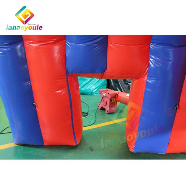 Red Blue Inflatable Wedding Tent , Customized Pvc Inflatable Advertising Tent