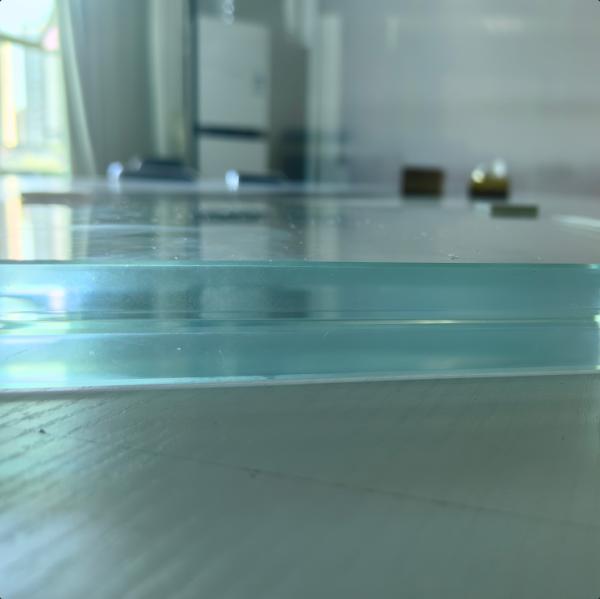 Super White Extra Clear Low Iron Toughened Laminated Glass For Commercial And Residential Glass