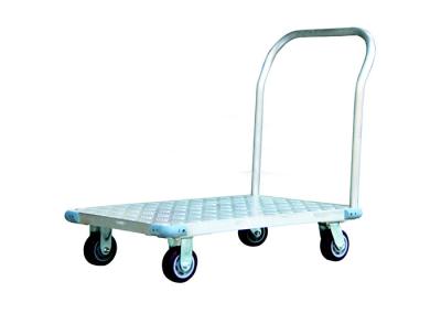 UF VF WF Series 4 Wheels Aluminum Platform Hand Trolley Capacity 400Kg